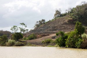 The Culebra Cut... this is what is looks like to sail through the Continental divide.
